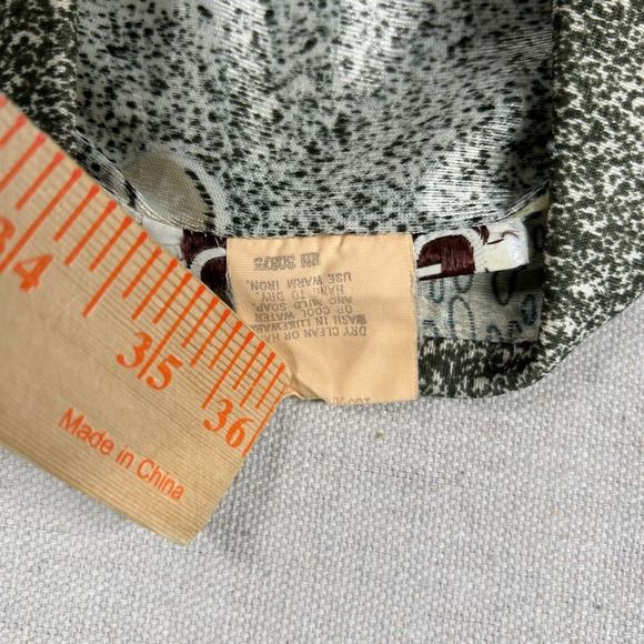 Vintage Geno Shirt Mens L (fits s) Gene Ostro Disco Abstract 1970s Psychadelic - Picture 5 of 9